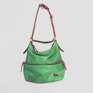 Dooney & Bourke Seville Green Nylon Purse Bag